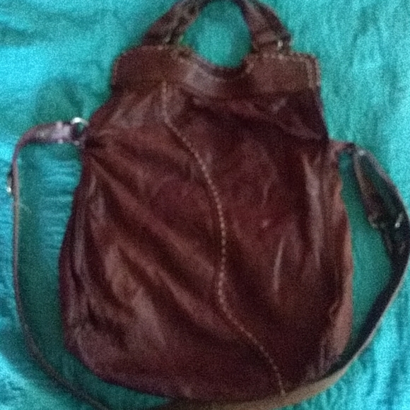 Genuine vintage cow hide leather purse - Picture 2 of 3
